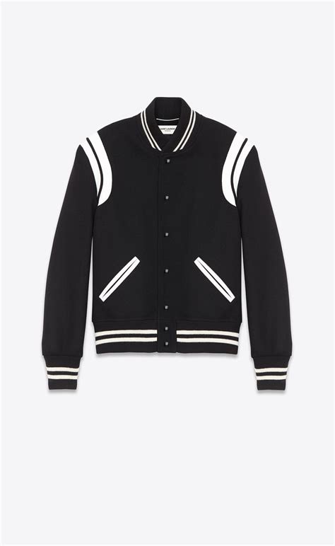 ysl spyder jacket|YSL teddy jackets for men.